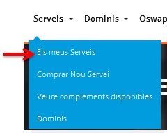 Menú Serveis