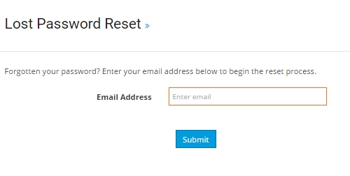 Restore Forgotten Password