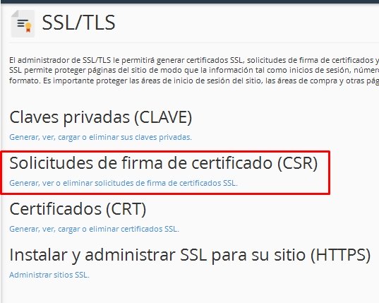 Create a CSR Create a CSR